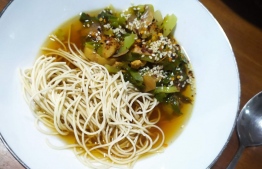 Noodles with Bok Choy