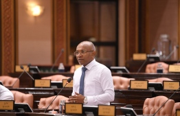 MP Hassan Latheef announced that an amendment has been proposed to the Constitution to include five circumstances under which a member may be removed from office. -- Photo: Mihaaru