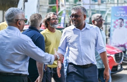 MDP Chairperson and former Economic Minister, Fayyaz Ismail, was summoned to the police station. -- Photo: Miharu