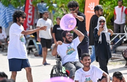 Eid Festivities - Fen Kulhi / Kula Jehun [Water and Colour play].-- Photo: Nishan Ali / Mihaaru