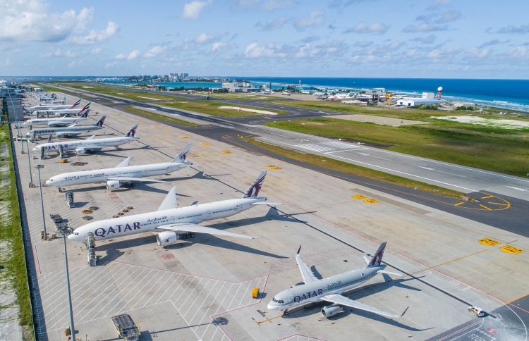 އިގްތިސާދީ ދުވެއްޔާ ގުޅިފައިވާ އެންމެ ބޮޑު އެއާޕޯޓް