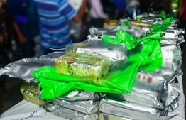 Drugs confiscated by the Sri Lankan Navy.