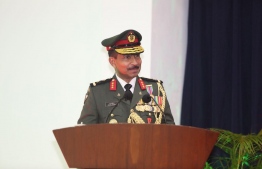 Former Chief of Defense Force retired Lieutenant General Abdul Raheem Abdul Latheef -- Photo: President's Office