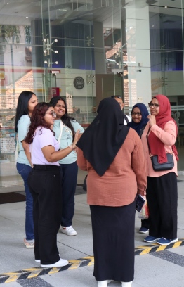 Some Maldivians present at the ballot station in Kuala Lampur, Malaysia this parliamentary election. -- Photo: Ameera Osmanagic / The Edition