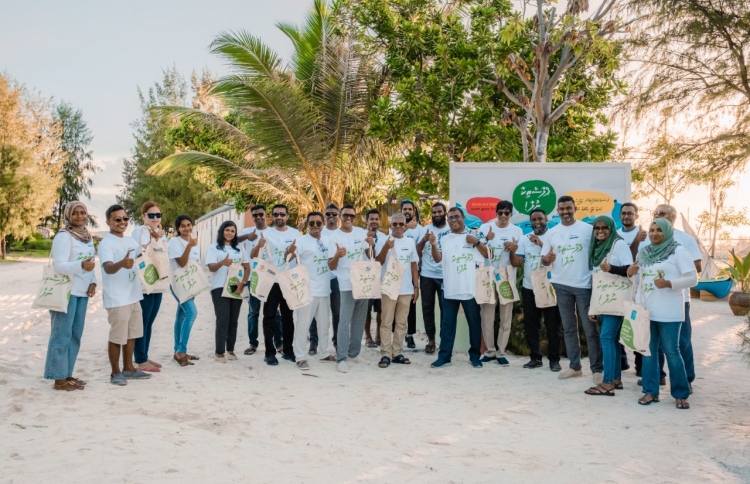 "ޕްލާސްޓިކާ ނުލާ" ކެމްޕެއިންގެ ދަށުން ކުރިއަށް ގެންދިޔަ ހަރަކާތެއް.