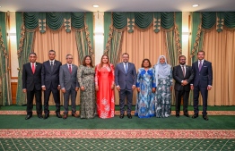 Nine representatives participating in the special appointment ceremony held at the President's Office -- Photo: President's Office