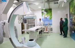 The catheterization laboratory at Addu Equatorial Hospital (AEH). -- Photo: AEH