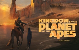 Poster of the Kingdom of Planet of Apes movie --