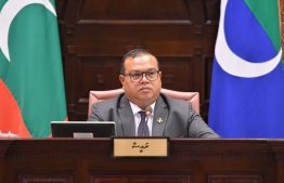 Speaker of Parliament Mohamed Aslam