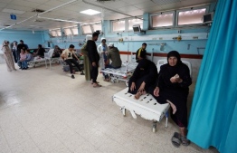 Palestinians receive medical care at the European hospital in Khan Yunis in the southern Gaza Strip on May 17, 2024, amid the ongoing conflict in the Palestinian territory between Israel and the militant group Hamas. -- Photo: AFP