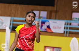 Local badminton star athlete Fathimath Nabaha Abdul Razzaq