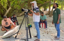 Ongoing production of the Dhivehi film, Kamana.