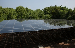 Solar panels at Soneva Fushi -- Photo: Soneva