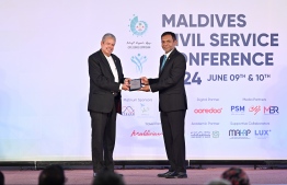 Opening ceremony of the Fourth Civil Service Conference held at Dharubaaruge Convention Centre in Malé City this morning. -- Photo: Nishan Ali / Mihaaru News