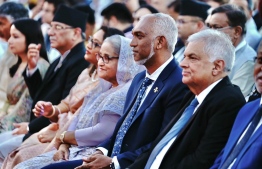 President Dr Mohamed Muizzu and neighboring country leaders attending the swearing-in ceremony of Prime Minister Narendra Modi for his third consecutive term. -- Photo: President's Office
