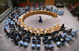 ޣައްޒާގެ ޕްލޭނާ ބެހޭ ގަރާރު ފާސްކުރުމަށް އިއްޔެ އދ.ގެ ސަލާމަތީ މަޖިލީހުގައި ބޭއްވި ބައްދަލުވުން ކުރިއަށްދަނީ. -- ފޮޓޯ: އޭއެފްޕީ