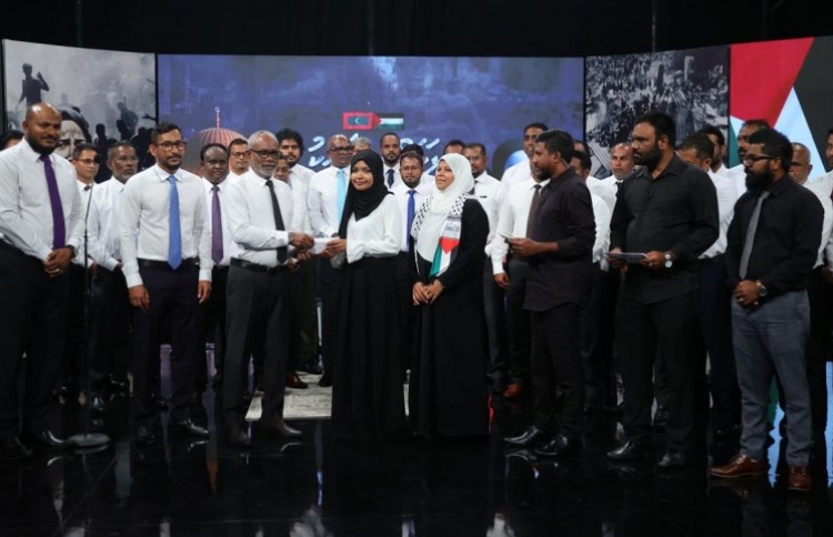 ޕީއެންސީ މެމްބަރުންގެ ފަރާތުން ފަލަސްތީނަށް ދެ ލައްކަ