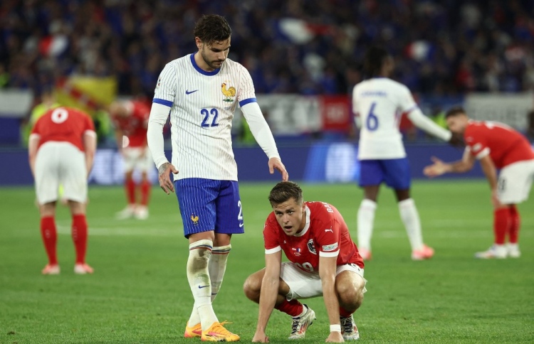 ފްރާންސް ސަލާމަތްވީ އޮސްޓްރިއާގެ ބައި ގޯލަކުން