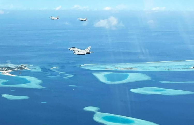 އިޓަލީގެ އަސްކަރީ ޖެޓުތަކުން ރާއްޖޭގެ ތަފާތު ފޮޓޯތަކެއް