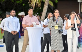 The opening ceremony of Maldives' first Air Service World Congress held in Sheraton Maldives with the participation of airlines, airports and aviation companies and experts from around the globe. -- Photo: Nishan Ali / Mihaaru News