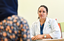 Consultant Dermatologist at Tree Top Hospital, Anu Agrawal. -- Photo: Fayaz Moosa / Mihaaru News