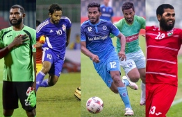 Members of Maldives' National Football Team.