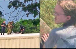 އެމެރިކާގެ ކުރީގެ ރައީސް ޑޮނަލްޑް ޓްރަމްޕަށް ހަމަލާދިން  ތޯމަސް މެތިއު ކްރޫކްސް ހަމަލާގެ ކުރިން (ކ) އަދި އޭނާ މަރާލުމަށް ފަހު ހަށިގަނޑު ނަގަނީ.