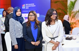 Participants attending the opening ceremony of the 11th edition of the Maldives Finance Forum organized by Maldives Pension Administration Office (MPAO). -- Photo: Nishan Ali / Mihaaru News