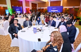 Participants at the opening ceremony of the 11th edition of the Maldives Finance Forum organized by Maldives Pension Administration Office (MPAO). -- Photo: Nishan Ali / Mihaaru News