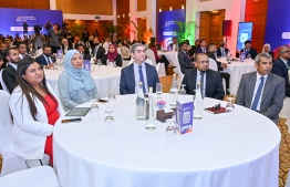 Participants at the opening ceremony of the 11th edition of the Maldives Finance Forum organized by Maldives Pension Administration Office (MPAO). -- Photo: Nishan Ali / Mihaaru News