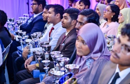 Students of Centre for Higher Secondary Education (CHSE) in attendance at the school's annual Prize Day ceremony held on Monday night. -- Photo: President's Office