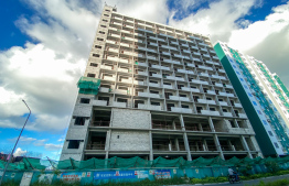 Co living building dedicated for students and single occupants in Hulhumale' 2. -- Photo: Fayaz Moosa