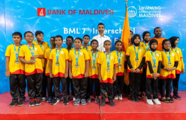 Students who took part in BML's swimming festival -- Photo: BML