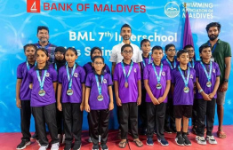 Students who took part in BML's swimming festival -- Photo: BML