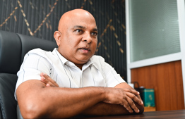 Leo Trading Managing Director Abdulla Sawad.-- Photo: Fayaz Moosa / Mihaaru