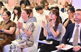 Participants of the Maldives-Sichuan Trade and Investment Cooperation Conference held today -- Photo: Nishan Ali