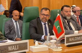 Foreign minister Moosa Zameer