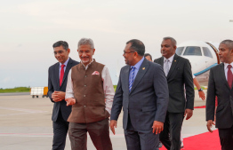 Minister Jaishankar visits Maldives.