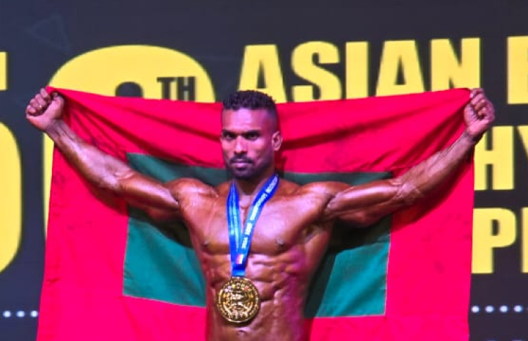 އޭޝިއަން ޗެމްޕިއަންޝިޕުން އަހުސަނަށް ވެސް ރަން މެޑަލް