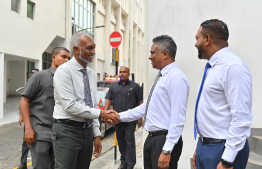 President Dr. Mohamed Muizzu meets with Malé City Council -- Photo: President's Office