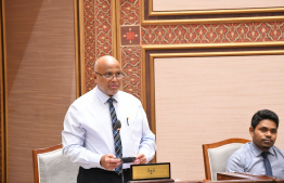 Housing Minister Dr.Ali Haidhar-Majilis