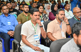 From today's meeting at Iskandhar Koshi.-- Photo: Nishan Ali / Mihaaru