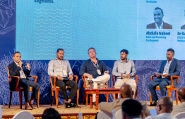 A panel discussion held during the summit