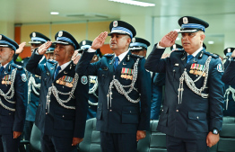 Police Service Day.-- Photo: Nishan Ali / Mihaaru