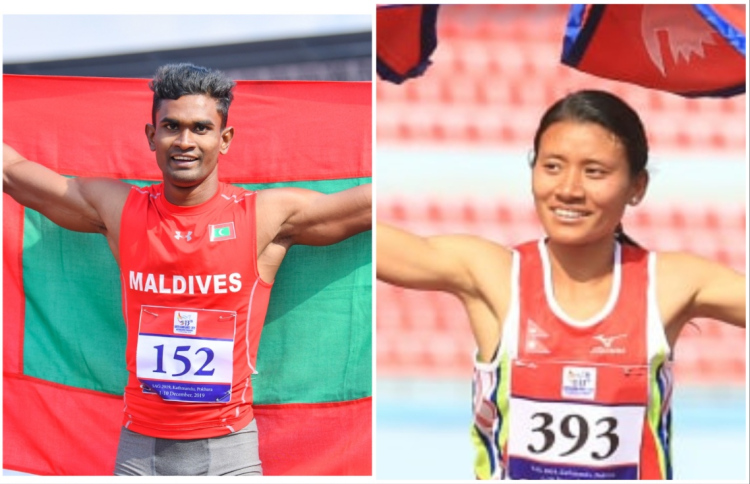 އެސްއޭ ގޭމްސްގެ ދެ ރަން މެޑަލިސްޓުން ގައުމީ މުބާރާތަށް