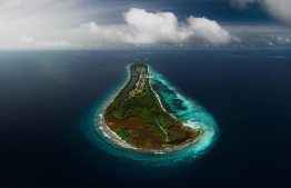 An aerial view of Kendhikulhudhoo -- Photo: Ahmed Jailam