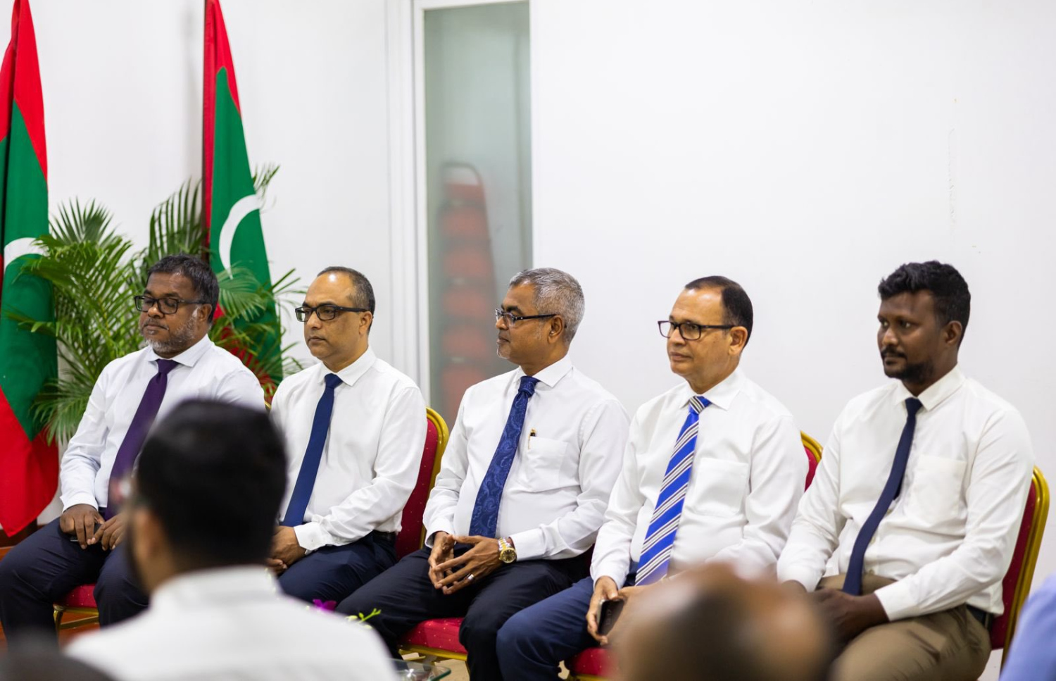 ހަކަތައިގެ ސިޔާސަތު އިފްތިތާހުކުރުމަށް ބޭއްވި ރަސްމިއްޔާތު.-- ފޮޓޯ: ތިމާވެއްޓާ ބެހޭ މިނިސްޓްރީ