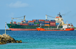 Launching of international bunkering services.-- Photo: Nishan Ali / Mihaaru