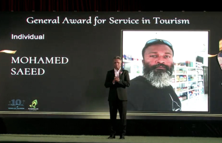 ގެއްލުނު ޑައިވަރު ސައީދުގެ އަގުވަޒަންކޮށް އެވޯޑެއް