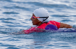 Ayana competing in the championship -- Photo: Imgages MV/ Swimming Association